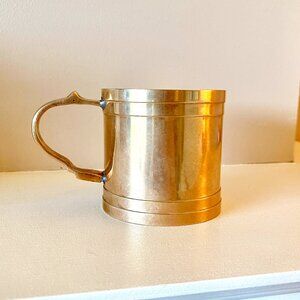 Vintage Weighted Copper Mug